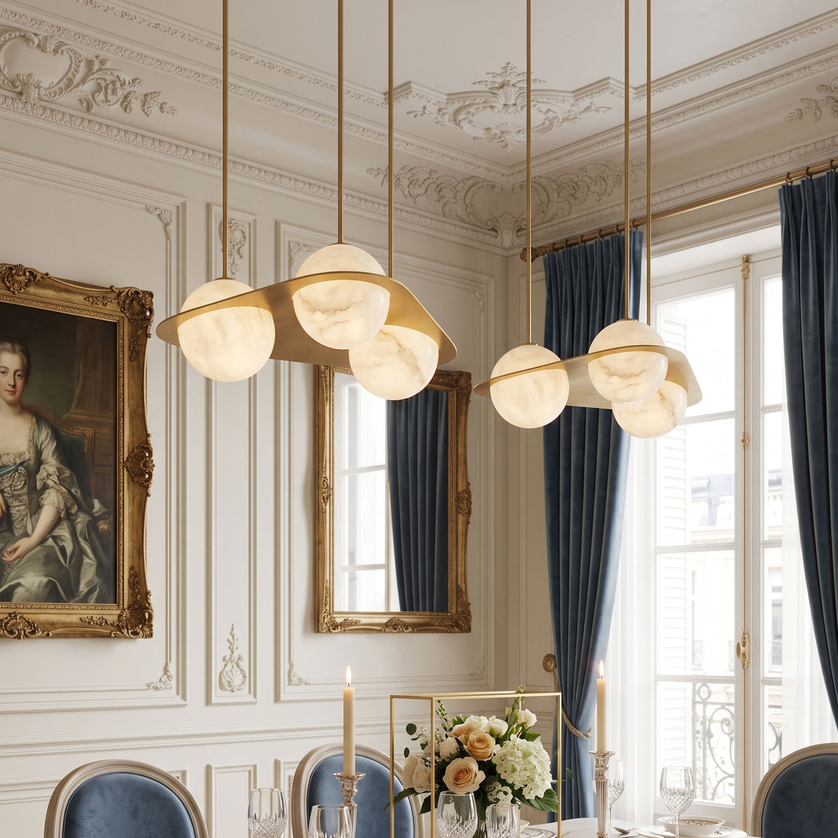 Osias Curved Chandelier configuration options